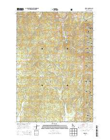 Pierce Idaho Current topographic map, 1:24000 scale, 7.5 X 7.5 Minute, Year 2013