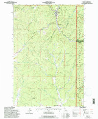 Pierce Idaho Historical topographic map, 1:24000 scale, 7.5 X 7.5 Minute, Year 1994