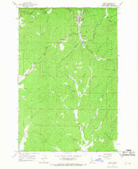 Pierce Idaho Historical topographic map, 1:24000 scale, 7.5 X 7.5 Minute, Year 1966