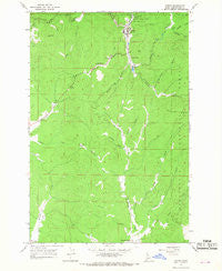 Pierce Idaho Historical topographic map, 1:24000 scale, 7.5 X 7.5 Minute, Year 1966