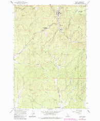 Pierce Idaho Historical topographic map, 1:24000 scale, 7.5 X 7.5 Minute, Year 1966