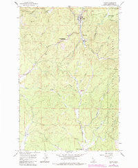 Pierce Idaho Historical topographic map, 1:24000 scale, 7.5 X 7.5 Minute, Year 1966