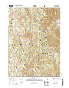 Pike Mountain Idaho Current topographic map, 1:24000 scale, 7.5 X 7.5 Minute, Year 2013