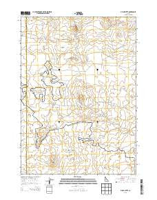Pillar Butte Idaho Current topographic map, 1:24000 scale, 7.5 X 7.5 Minute, Year 2013