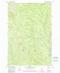 Pilot Knob Idaho Historical topographic map, 1:24000 scale, 7.5 X 7.5 Minute, Year 1962