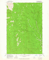 Pilot Knob Idaho Historical topographic map, 1:24000 scale, 7.5 X 7.5 Minute, Year 1962