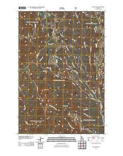 Pilot Knob Idaho Historical topographic map, 1:24000 scale, 7.5 X 7.5 Minute, Year 2011