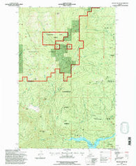 Pinchot Butte Idaho Historical topographic map, 1:24000 scale, 7.5 X 7.5 Minute, Year 1994