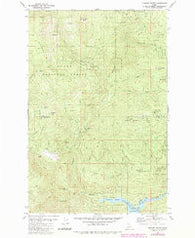 Pinchot Butte Idaho Historical topographic map, 1:24000 scale, 7.5 X 7.5 Minute, Year 1981