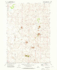 Pine Butte Idaho Historical topographic map, 1:24000 scale, 7.5 X 7.5 Minute, Year 1972