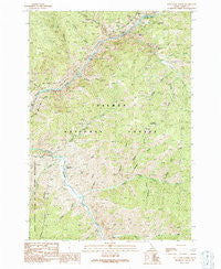 Pine Creek Rapids Idaho Historical topographic map, 1:24000 scale, 7.5 X 7.5 Minute, Year 1991