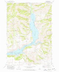 Pine Idaho Historical topographic map, 1:24000 scale, 7.5 X 7.5 Minute, Year 1973