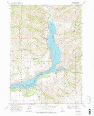 Pine Idaho Historical topographic map, 1:24000 scale, 7.5 X 7.5 Minute, Year 1973