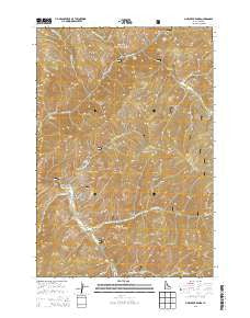 Pine Creek Rapids Idaho Current topographic map, 1:24000 scale, 7.5 X 7.5 Minute, Year 2013