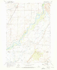 Pingree Idaho Historical topographic map, 1:24000 scale, 7.5 X 7.5 Minute, Year 1955