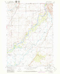 Pingree Idaho Historical topographic map, 1:24000 scale, 7.5 X 7.5 Minute, Year 1955