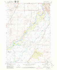 Pingree Idaho Historical topographic map, 1:24000 scale, 7.5 X 7.5 Minute, Year 1955