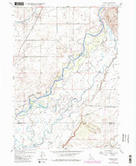 Pingree Idaho Historical topographic map, 1:24000 scale, 7.5 X 7.5 Minute, Year 1955