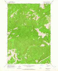 Pinyon Peak Idaho Historical topographic map, 1:24000 scale, 7.5 X 7.5 Minute, Year 1963