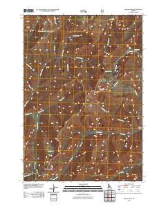 Pinyon Peak Idaho Historical topographic map, 1:24000 scale, 7.5 X 7.5 Minute, Year 2011