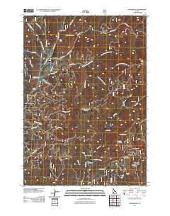 Pioneerville Idaho Historical topographic map, 1:24000 scale, 7.5 X 7.5 Minute, Year 2011