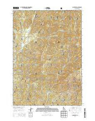 Pioneerville Idaho Current topographic map, 1:24000 scale, 7.5 X 7.5 Minute, Year 2013