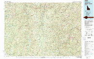 Pistol Creek Idaho Historical topographic map, 1:100000 scale, 30 X 60 Minute, Year 1982