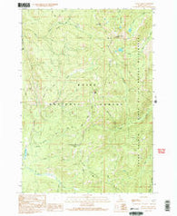 Pistol Lake Idaho Historical topographic map, 1:24000 scale, 7.5 X 7.5 Minute, Year 1990