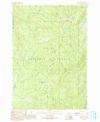 Pistol Lake Idaho Historical topographic map, 1:24000 scale, 7.5 X 7.5 Minute, Year 1990