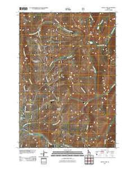 Pistol Lake Idaho Historical topographic map, 1:24000 scale, 7.5 X 7.5 Minute, Year 2011