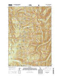 Pistol Lake Idaho Current topographic map, 1:24000 scale, 7.5 X 7.5 Minute, Year 2013
