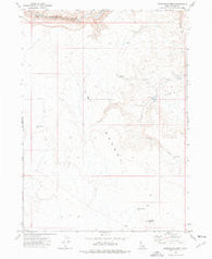 Piute Basin West Idaho Historical topographic map, 1:24000 scale, 7.5 X 7.5 Minute, Year 1973