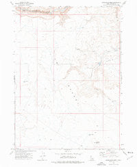 Piute Basin West Idaho Historical topographic map, 1:24000 scale, 7.5 X 7.5 Minute, Year 1973
