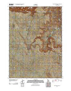 Piute Basin West Idaho Historical topographic map, 1:24000 scale, 7.5 X 7.5 Minute, Year 2010