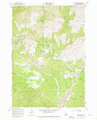 Placerville Idaho Historical topographic map, 1:24000 scale, 7.5 X 7.5 Minute, Year 1957
