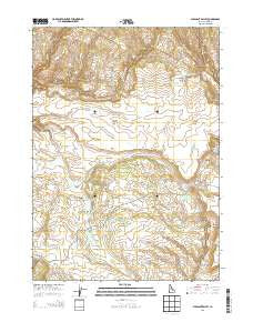 Pleasant Valley Idaho Current topographic map, 1:24000 scale, 7.5 X 7.5 Minute, Year 2013
