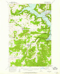 Plummer Idaho Historical topographic map, 1:62500 scale, 15 X 15 Minute, Year 1957
