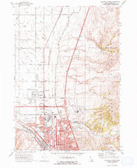 Pocatello North Idaho Historical topographic map, 1:24000 scale, 7.5 X 7.5 Minute, Year 1971
