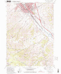 Pocatello South Idaho Historical topographic map, 1:24000 scale, 7.5 X 7.5 Minute, Year 1971