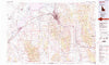 Pocatello Idaho Historical topographic map, 1:100000 scale, 30 X 60 Minute, Year 1984