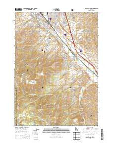 Pocatello South Idaho Current topographic map, 1:24000 scale, 7.5 X 7.5 Minute, Year 2013