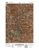 Poison Peak Idaho Historical topographic map, 1:24000 scale, 7.5 X 7.5 Minute, Year 2011