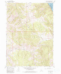 Poker Peak Idaho Historical topographic map, 1:24000 scale, 7.5 X 7.5 Minute, Year 1966