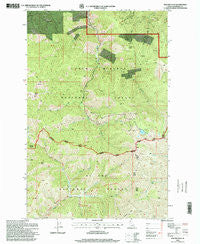 Polaris Peak Idaho Historical topographic map, 1:24000 scale, 7.5 X 7.5 Minute, Year 1996