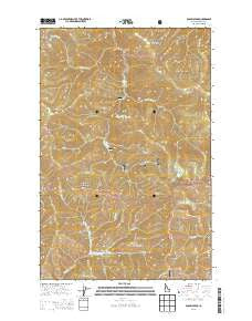 Polaris Peak Idaho Current topographic map, 1:24000 scale, 7.5 X 7.5 Minute, Year 2013
