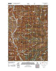 Pollock Idaho Historical topographic map, 1:24000 scale, 7.5 X 7.5 Minute, Year 2011