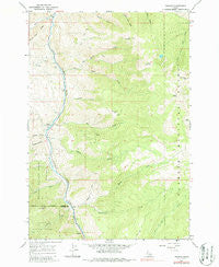 Pollock Idaho Historical topographic map, 1:24000 scale, 7.5 X 7.5 Minute, Year 1964