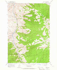Pollock Idaho Historical topographic map, 1:24000 scale, 7.5 X 7.5 Minute, Year 1964
