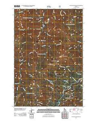 Pollock Mountain Idaho Historical topographic map, 1:24000 scale, 7.5 X 7.5 Minute, Year 2011