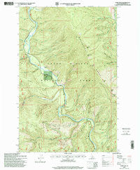 Pond Peak Idaho Historical topographic map, 1:24000 scale, 7.5 X 7.5 Minute, Year 1996